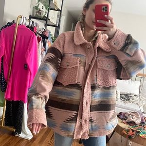 Pink Aztec Jacket